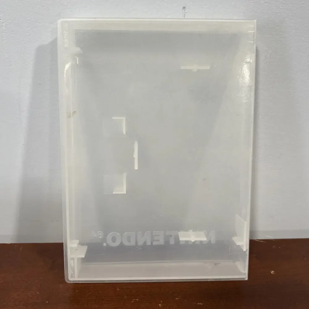 Nintendo 64 N64 Hard Case Display Clamshell Clear Plastic Storage - Picture 2 of 6